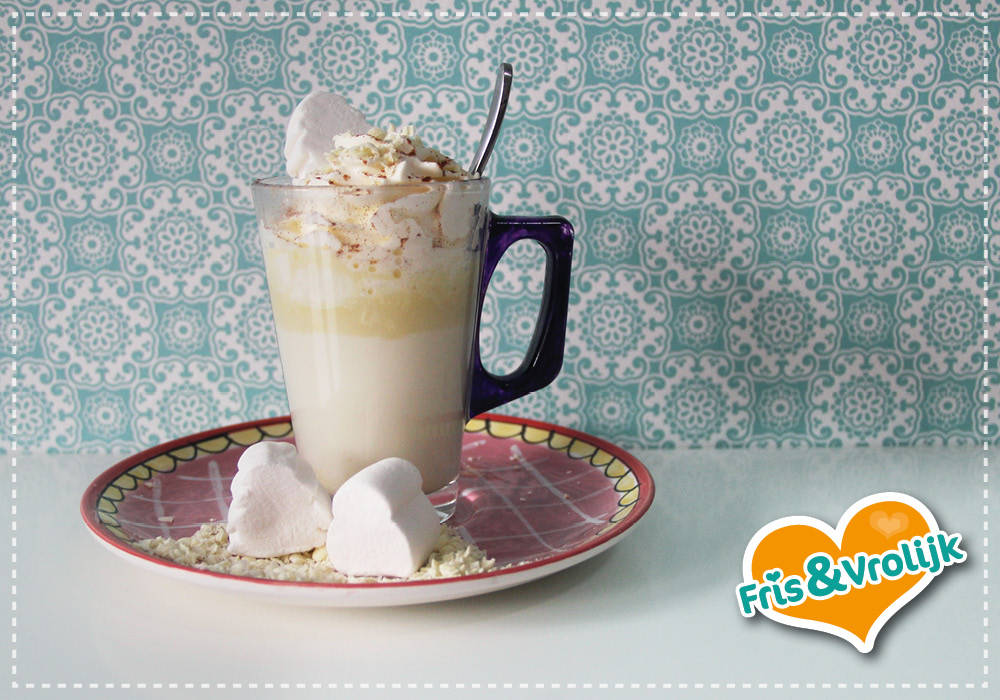 witte chocolademelk recept