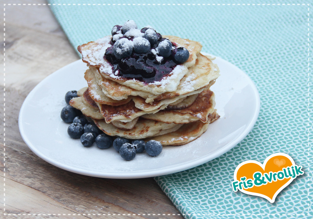 pancakes blueberries recept