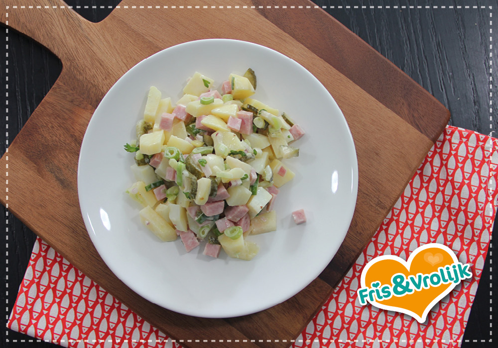 Recept aardappel salade mama superlekker