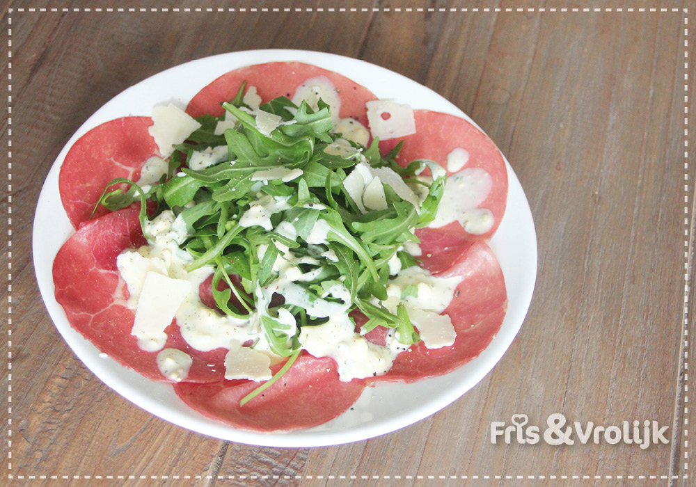 Carpaccio ish runderrookvlees