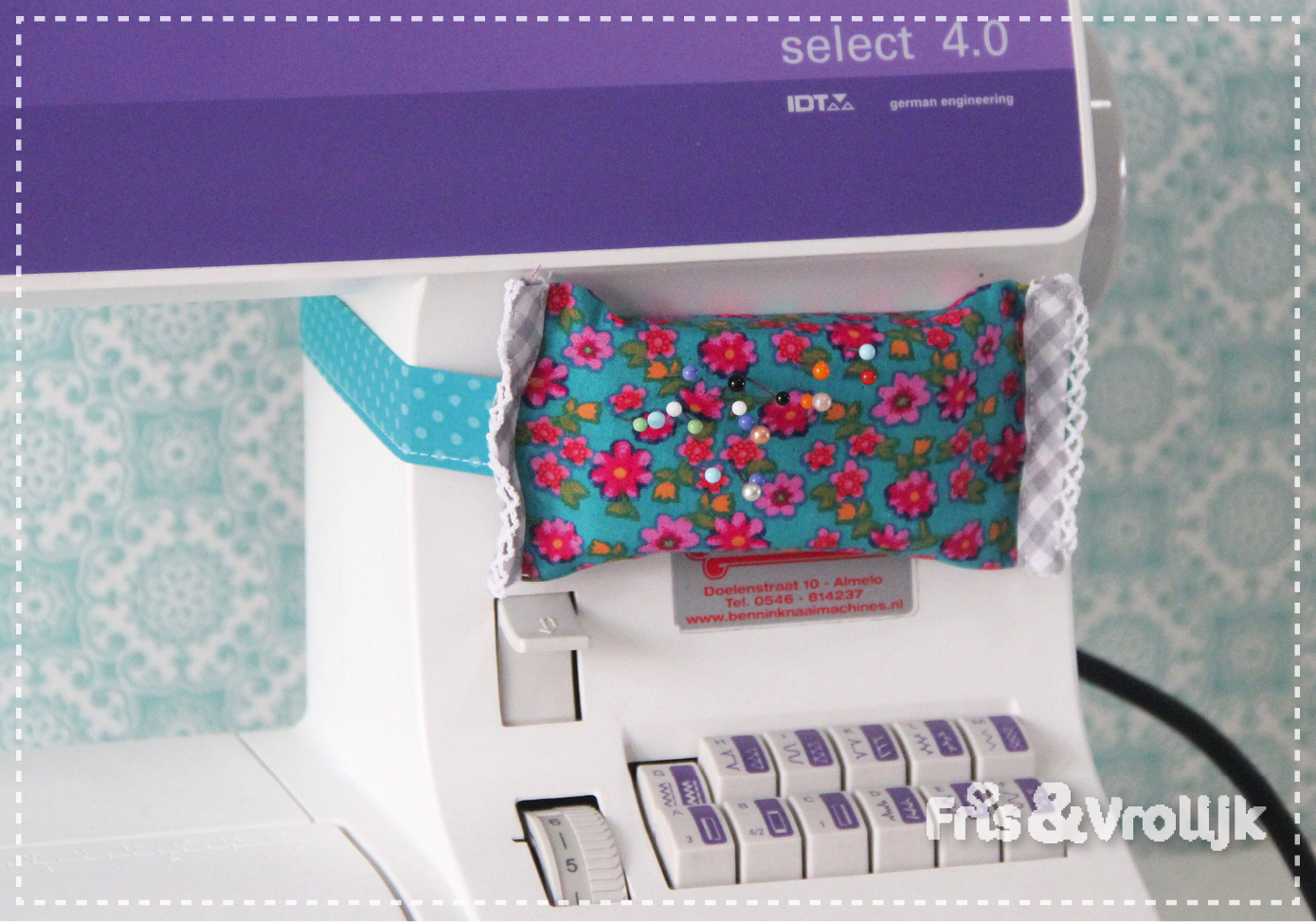 tutorial speldenkussen aan je naaimachine fris en vrolijk